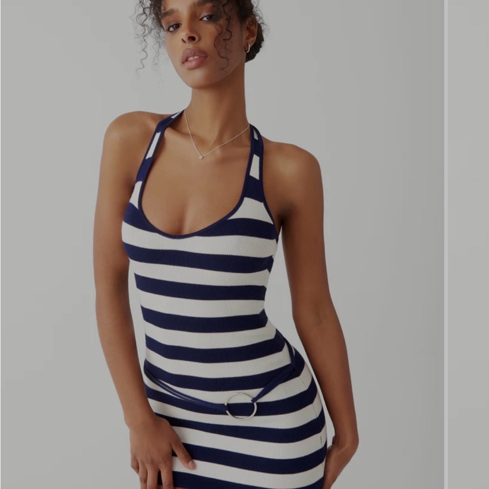 Frankie's Bikinis dolly knit mini dress
